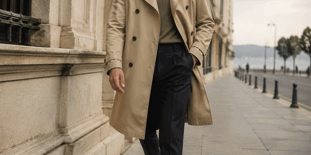Erkek Trench Coat Seçimi: Şehir Stili ve Katman Rehberi