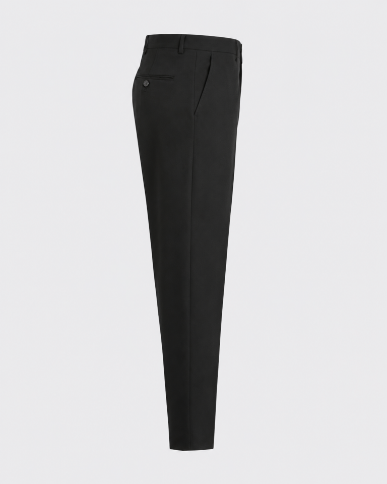 Wodelli Siyah Erkek Pantolon Regular Fit – Rahat Bol Kalıp, Premium Kumaş