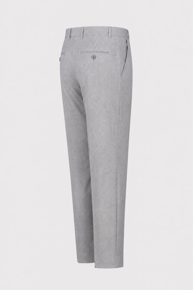 Wodelli Açık Gri Erkek Pantolon Regular Fit – Rahat Kalıp, Premium Kumaş