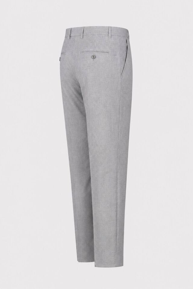 Wodelli Açık Gri Erkek Pantolon Regular Fit – Rahat Kalıp, Premium Kumaş
