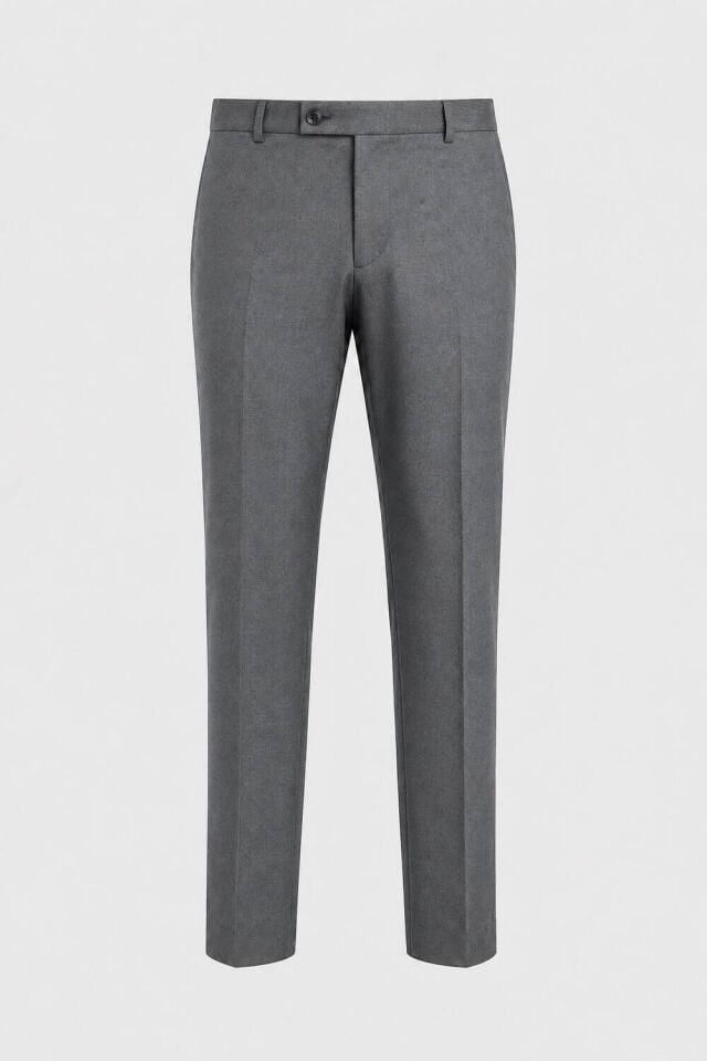 Wodelli Gri Erkek Pantolon Regular Fit – Rahat Kalıp, Premium Kumaş