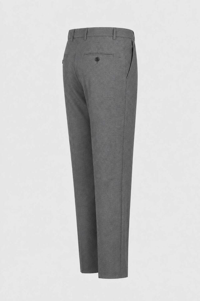 Wodelli Gri Erkek Pantolon Regular Fit – Rahat Kalıp, Premium Kumaş