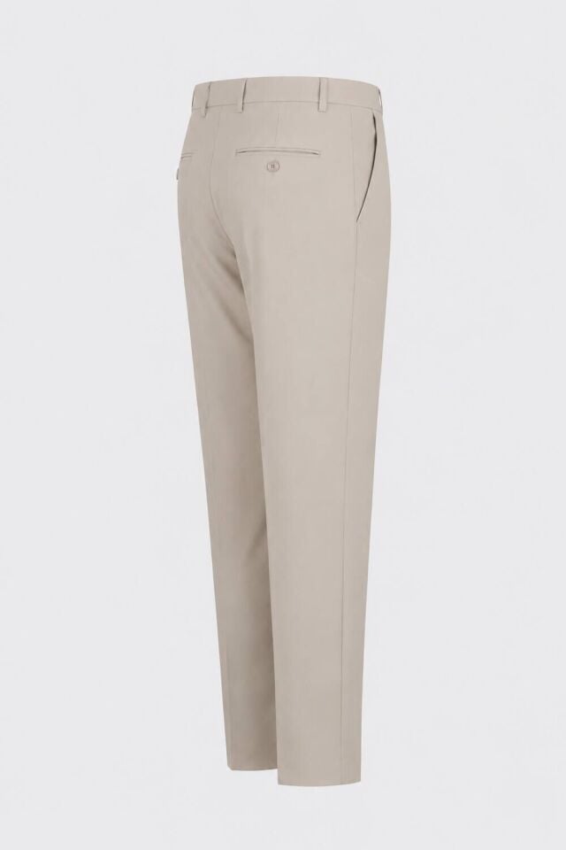 Wodelli Bej Erkek Pantolon Regular Fit – Rahat Kalıp, Premium Kumaş