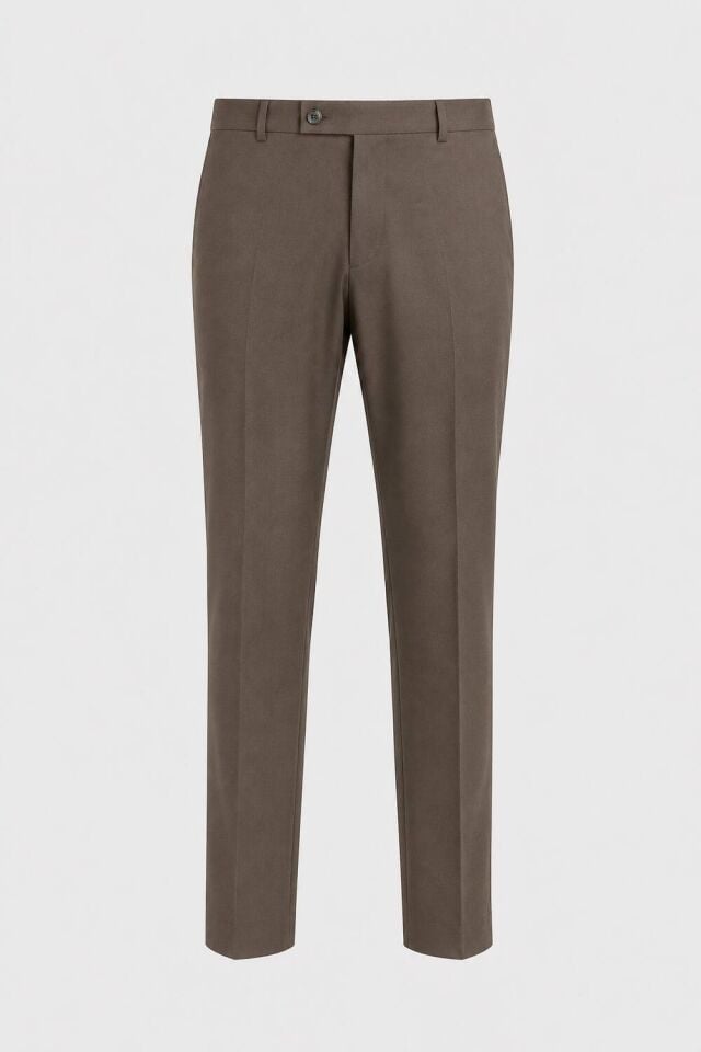 Wodelli Kahverengi Erkek Pantolon Regular Fit – Rahat Kalıp, Premium Kumaş