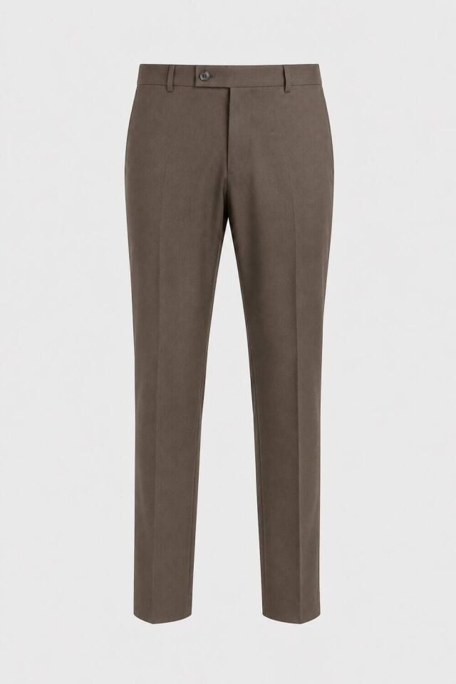 Wodelli Kahverengi Erkek Pantolon Regular Fit – Rahat Kalıp, Premium Kumaş