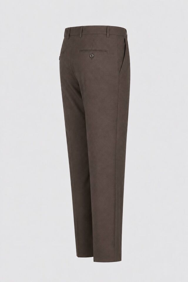 Wodelli Kahverengi Erkek Pantolon Regular Fit – Rahat Kalıp, Premium Kumaş